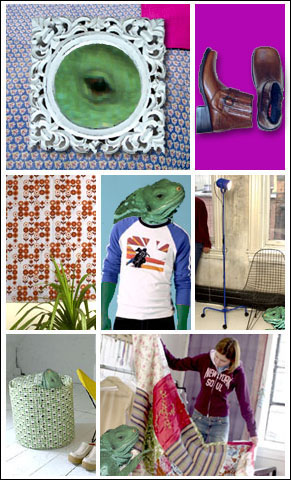 Fiji Banded Iguana Visits Urban Outfitters